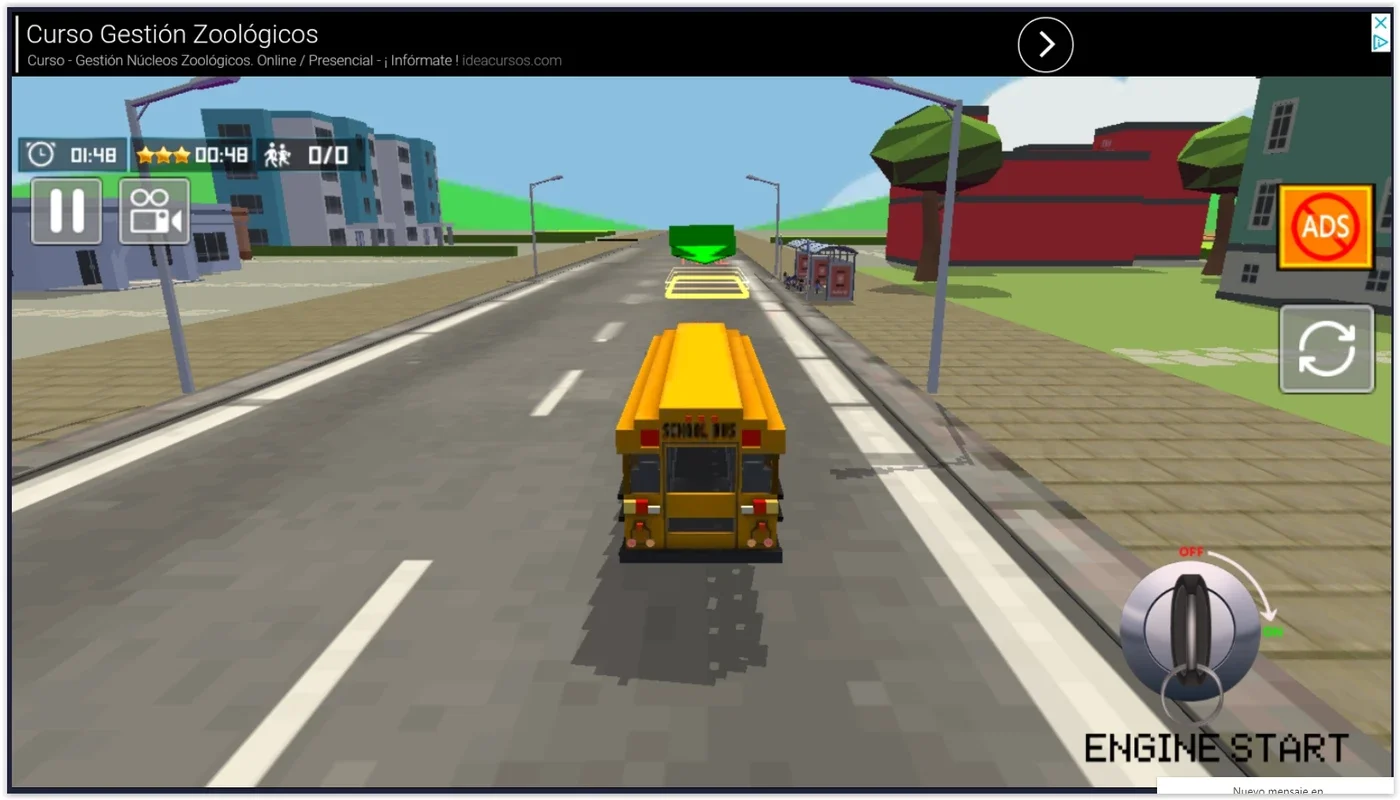 School Bus Simulator: Blocky World for Android - No Downloading Required