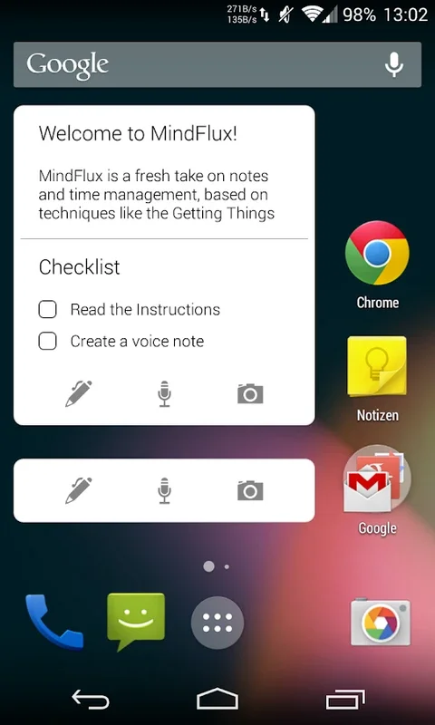 MindFlux for Android: Efficient Notes and Time Management