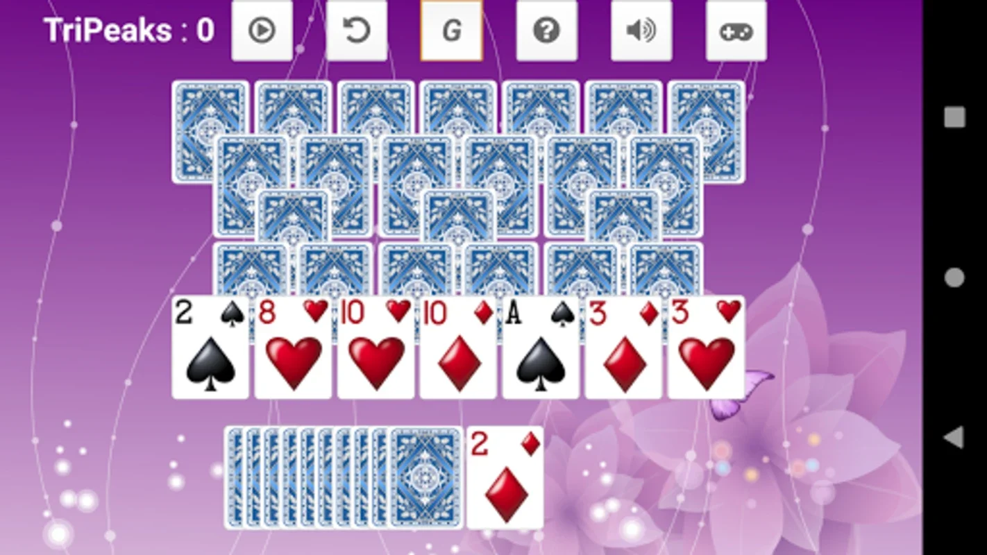 Tri-Peaks Solitaire for Android - No Ads, Engaging Patterns