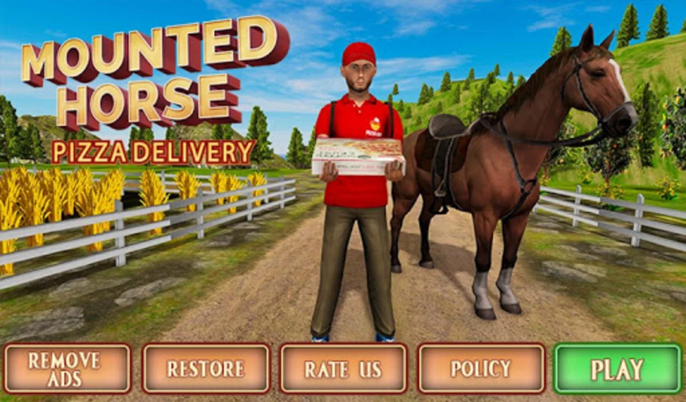 Mounted Horse Riding Pizza for Android - A Unique Gaming Experience