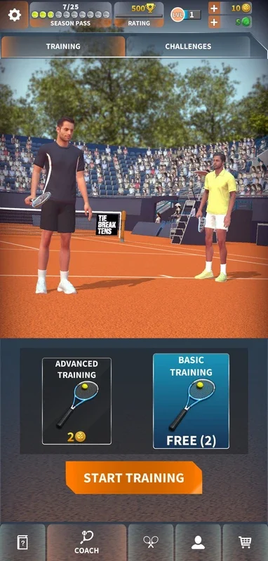 Tennis Arena for Android - Immerse in Tie Break Tens Tournaments