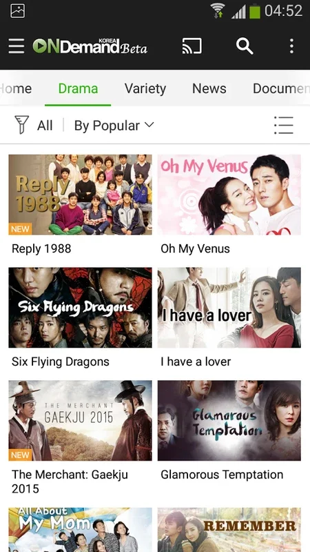 OnDemandKorea for Android - Stream Korean Entertainment