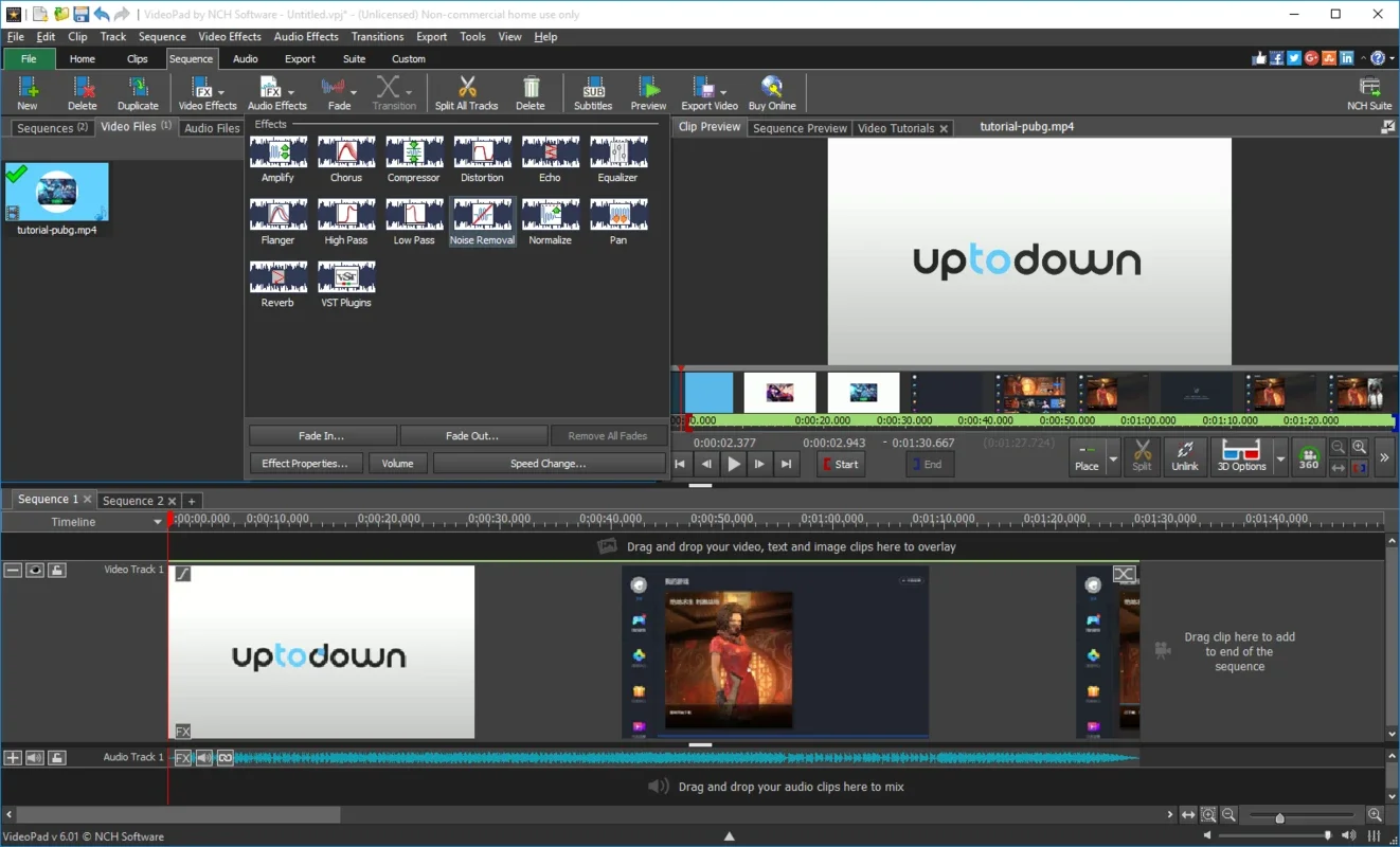 VideoPad Video Editor: Free Windows Video Editing Software