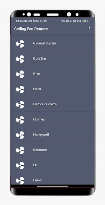 Ceiling Fan Remote Control for Android - Manage Fans with Ease