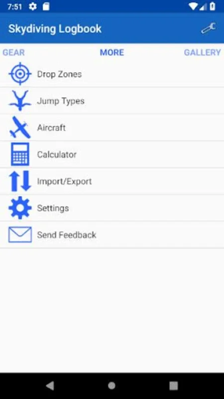 Skydiving Logbook for Android: Comprehensive Jump Tracker