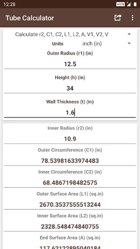 Tube Calculator for Android: Precise and Efficient