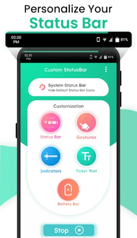 Statusbar Icon Hider Customize for Android: Customize Your Status Bar