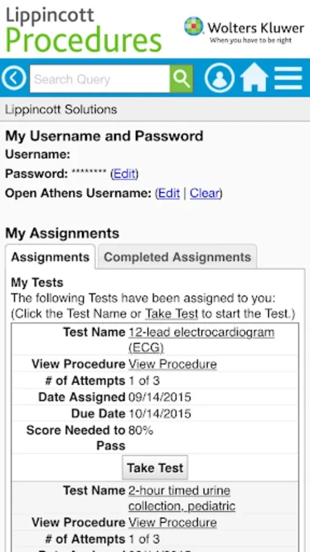 Lippincott Procedures for Android - Access Clinical Manuals Offline