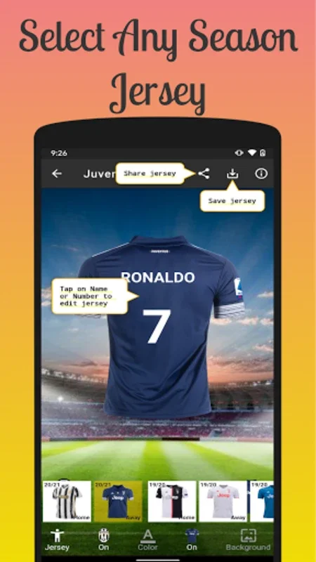 Football Jersey Maker for Android: Customize Jerseys and Track Scores