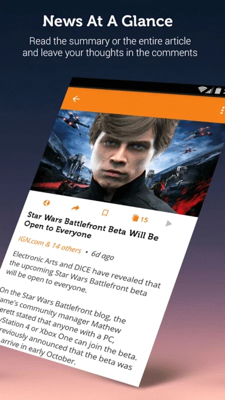 Gaming News for Android - Your All - in - One Gaming Source