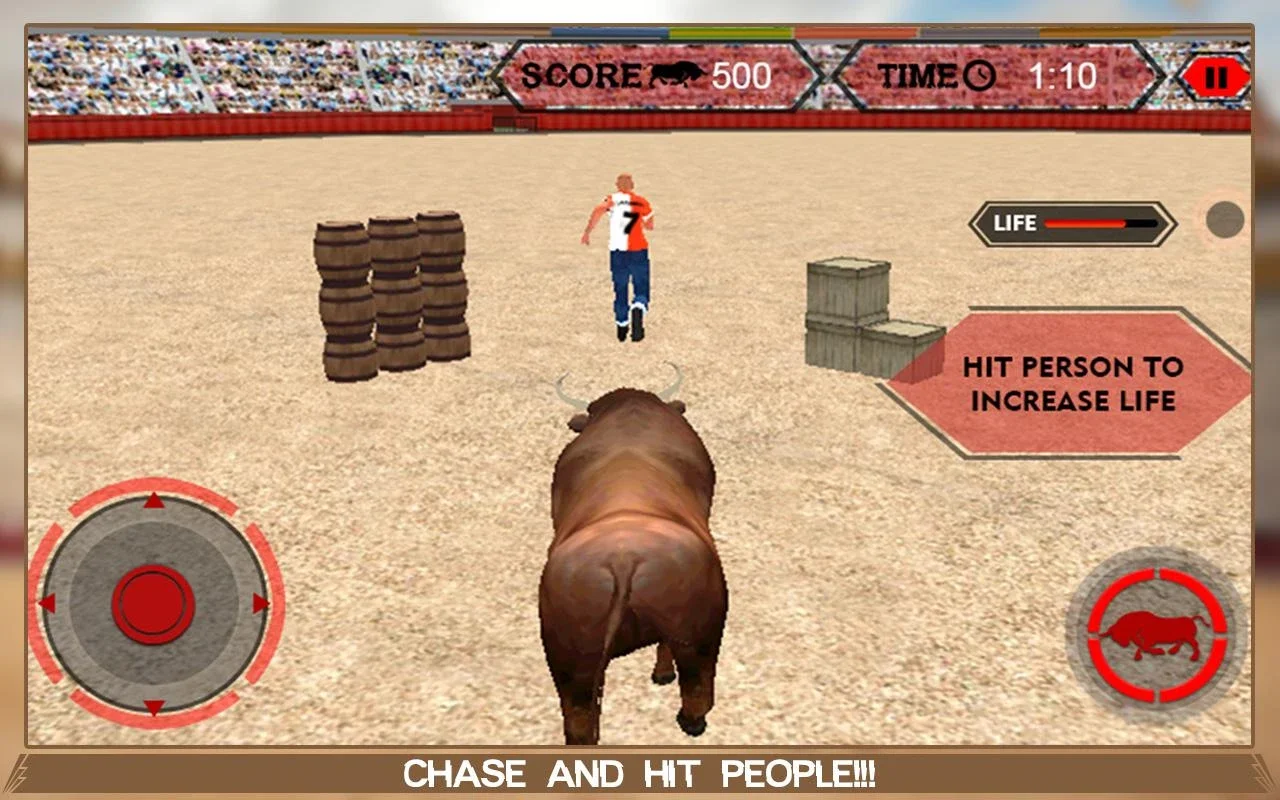 Angry Bull Attack Arena Sim 3D for Android - No Downloading Needed