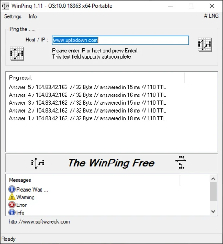 WinPing for Windows - Test and Check Connections Easily