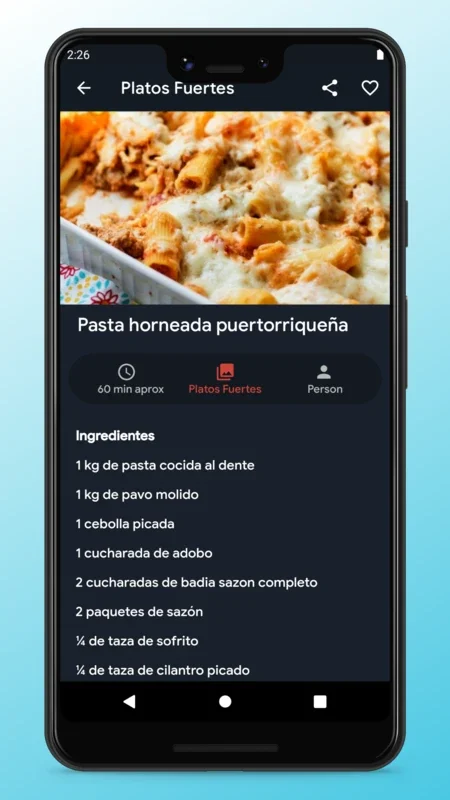 Puerto Rican Recipes - Food App for Android: Diverse Delicacies