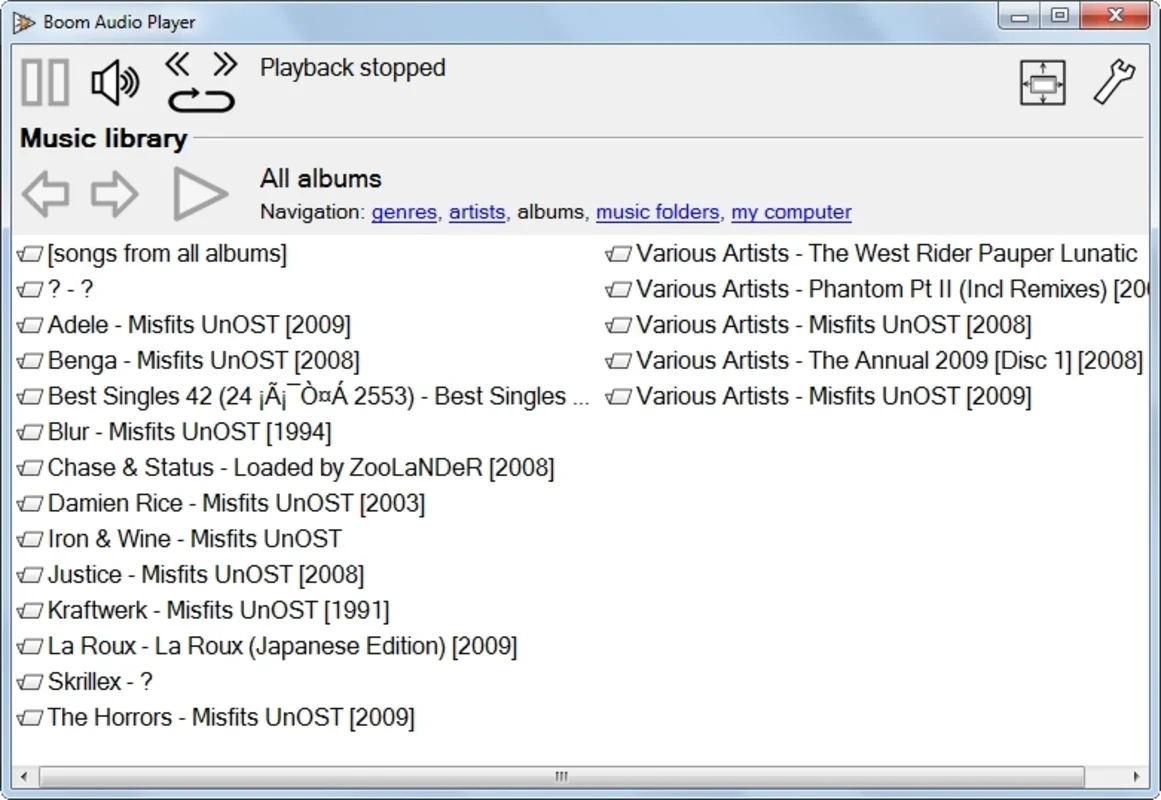 Boom for Windows - Simple Music Player
