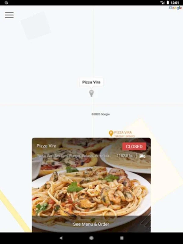 Pizza Vira for Android: Effortless Food Ordering