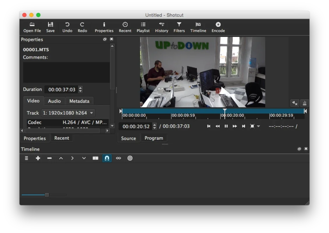 Shotcut for Mac - A Powerful Multimedia Editor