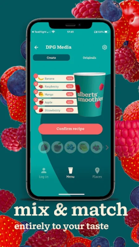 Alberts for Android: Blend Healthy Drinks with Natural Ingredients