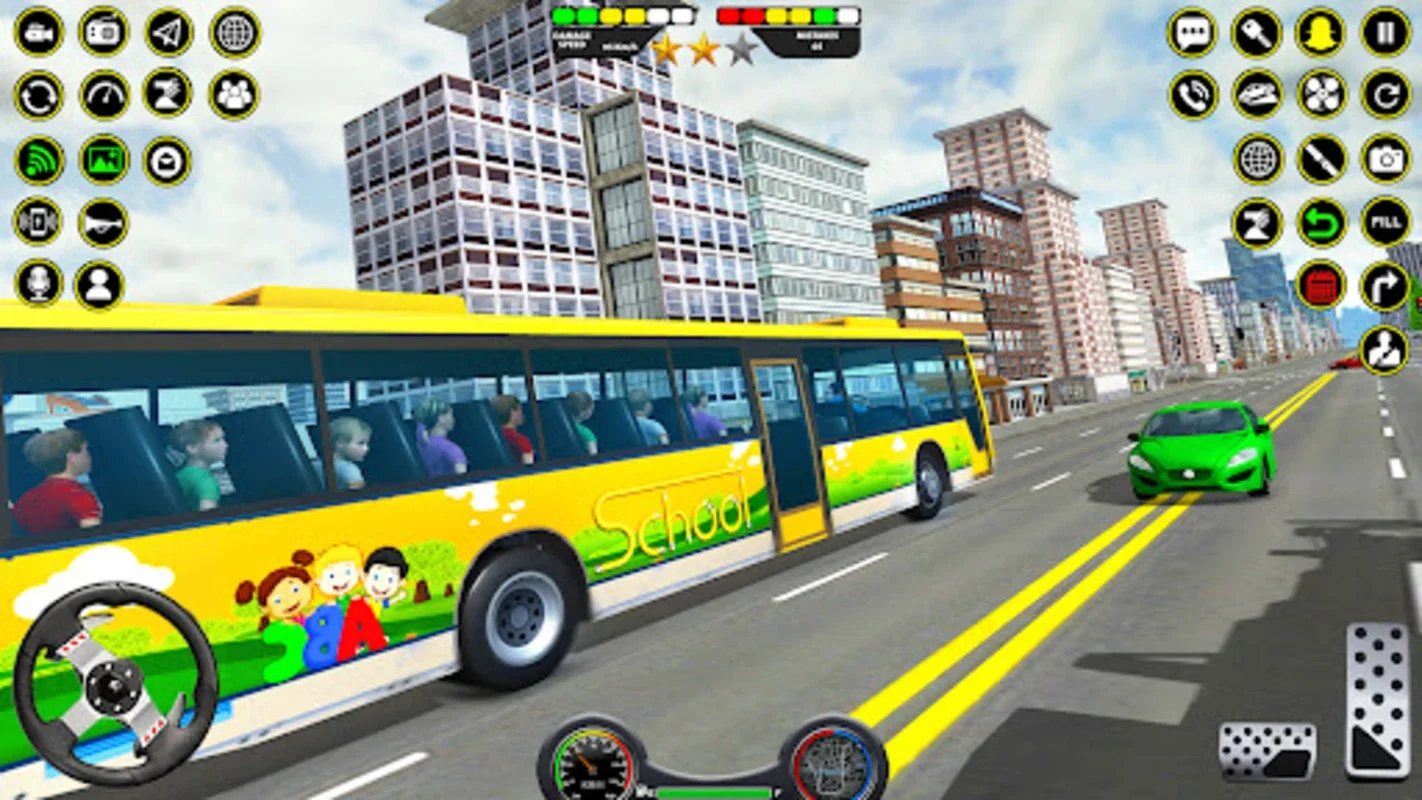 School Bus Coach Driver Games for Android: Realistic Driving Sim