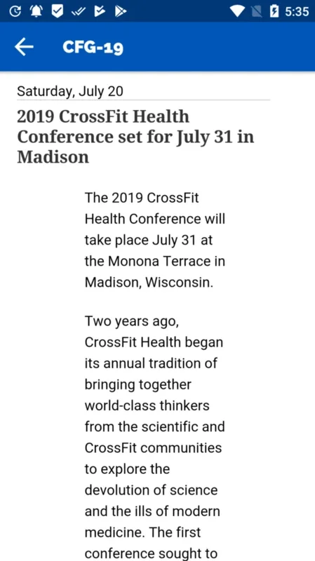 CrossFit Games Event Guide for Android - Stay Updated on CrossFit