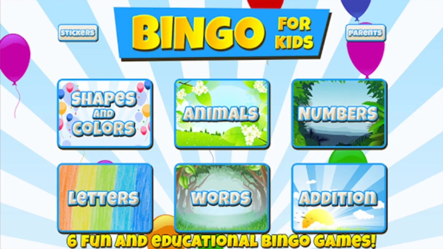 Bingo for Kids for Android: Enhancing Learning Fun