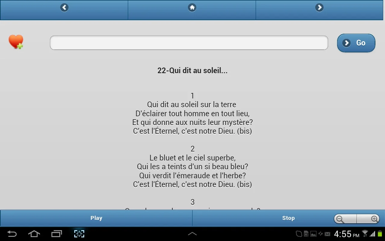 Hymnes et Louanges for Android - Rich Hymnal Experience