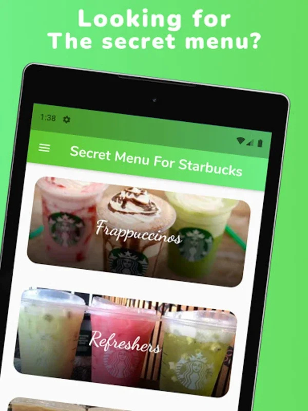 Secret Menu for Starbucks for Android: Explore Exclusive Drinks