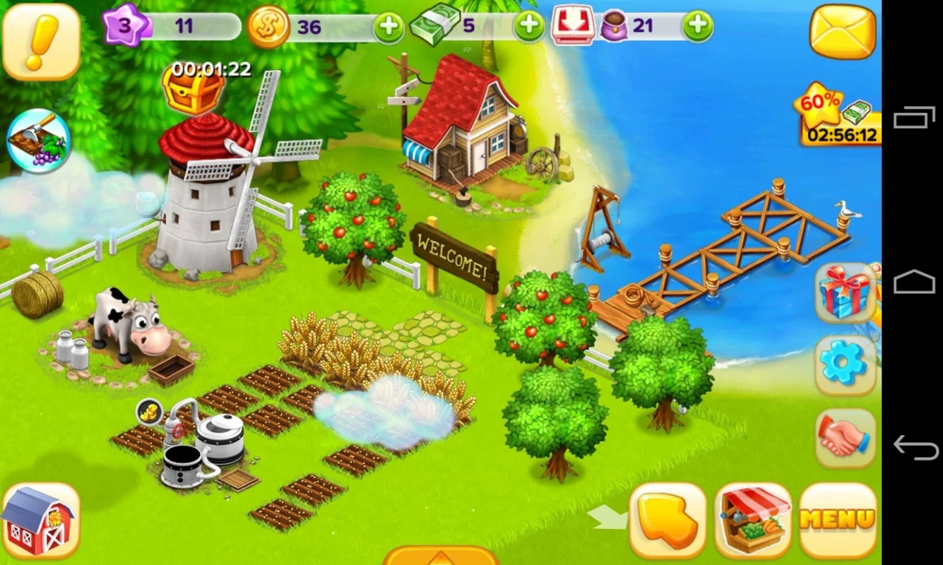 Family Farm Seaside for Android: Build Your Seaside Farm