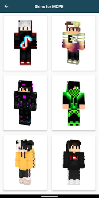 Boys Skins for Minecraft PE for Android - Customize Your Avatars