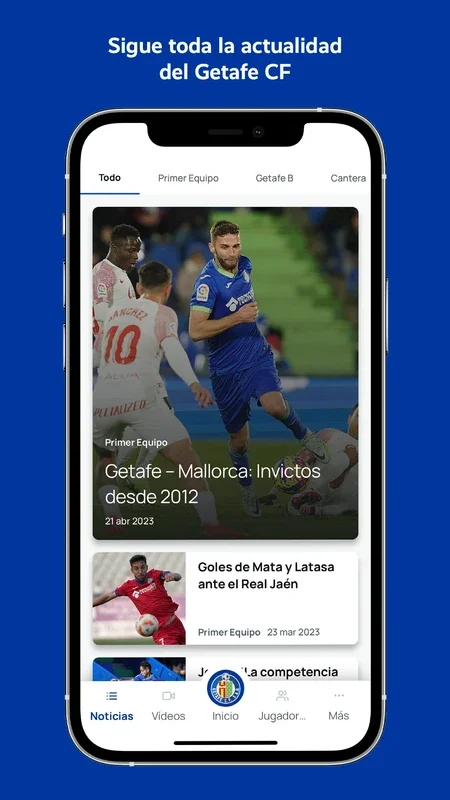 Getafe CF App Oficial for Android - Stay Connected with the Team