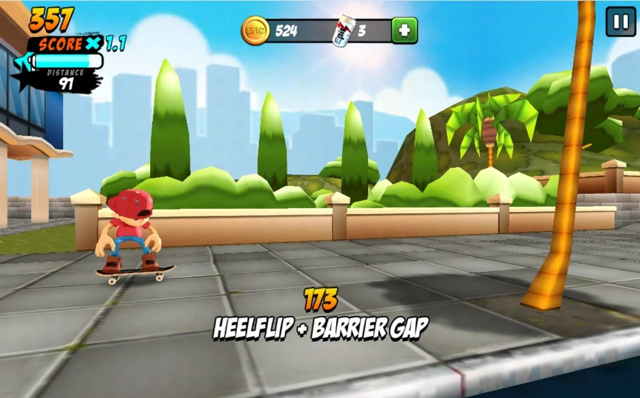 Epic Skater for Android: Thrilling 2D Skateboarding