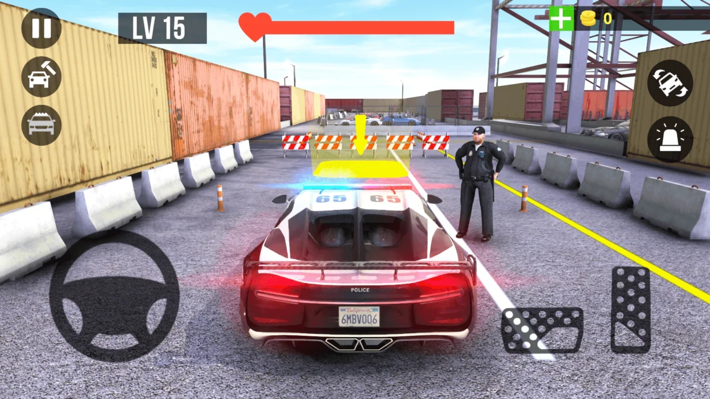 Police Car Parking Real Car for Android - Test Your Skills