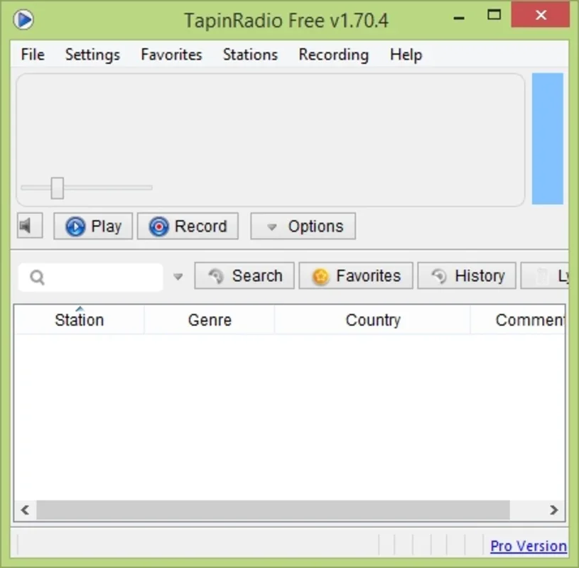 TapinRadio for Windows: Global Radio Access