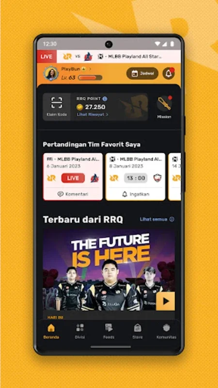 RRQ+ for Android - Stay Connected with Team RRQ