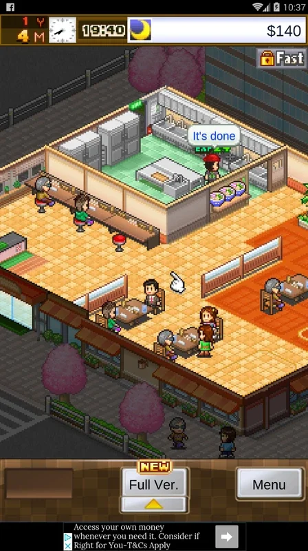 Cafeteria Nipponica SP for Android: Manage Your Dream Restaurant