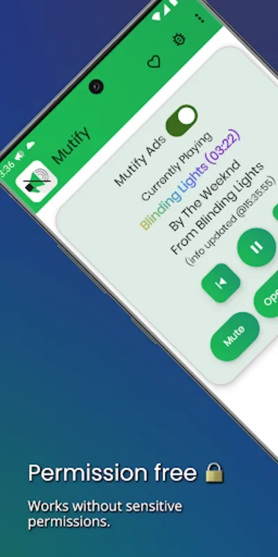 Mutify - Mute Ads for Seamless Spotify on Android