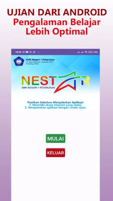 MYSIS - Ujian Pakai HP for Android: Secure Exam Platform