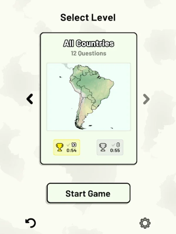 Countries of South America Quiz for Android - No Downloading Required