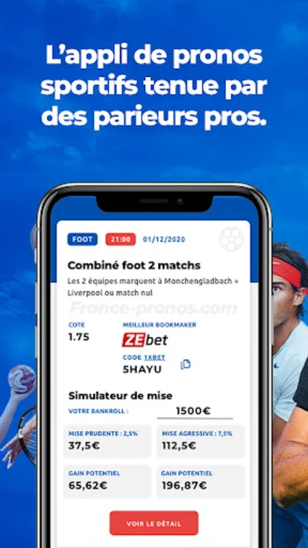 France Pronos for Android - Expert Sports Betting App