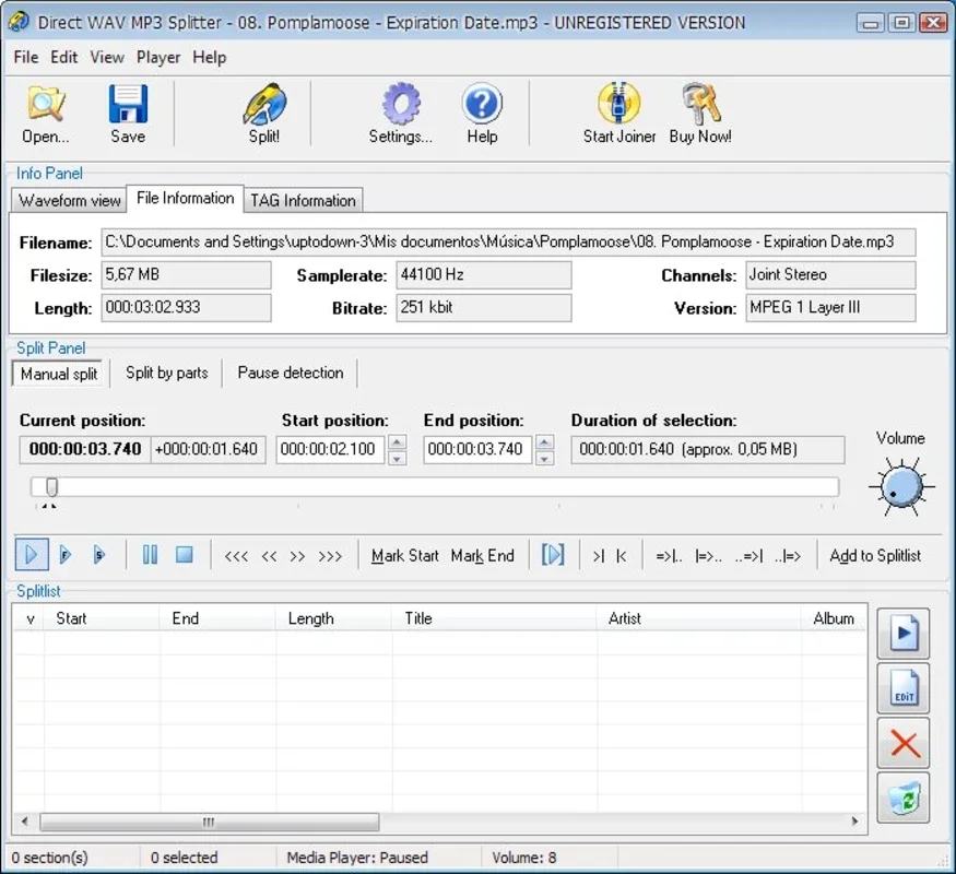 Direct WAV MP3 Splitter for Windows: Effortless Audio File Splitting