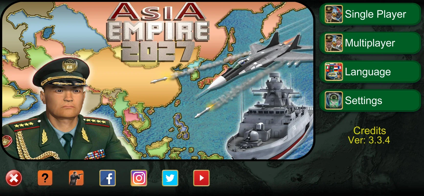 Asia Empire 2027 for Android - Conquer Asia Strategically