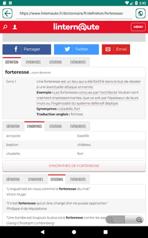 Articles Le La for Android - Enhance French Vocabulary