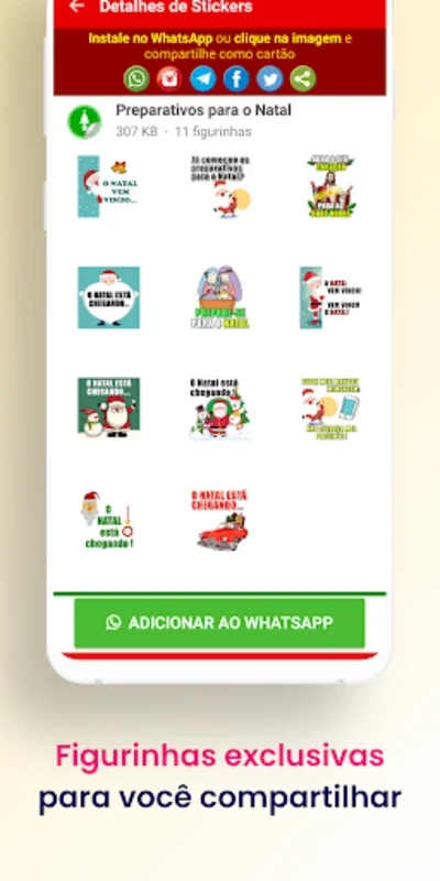 Figurinhas de Natal e Ano Novo for Android - Enhance Holiday Messaging