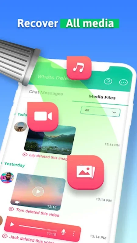 Recover Deleted Messages - WA for Android - Securely Retrieve Deleted WhatsApp Data
