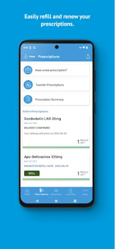 Express Scripts Canada for Android: Streamlined Medication Management