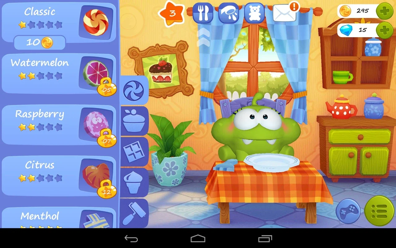 My Om Nom Free for Android - Fun Pet - Care Game