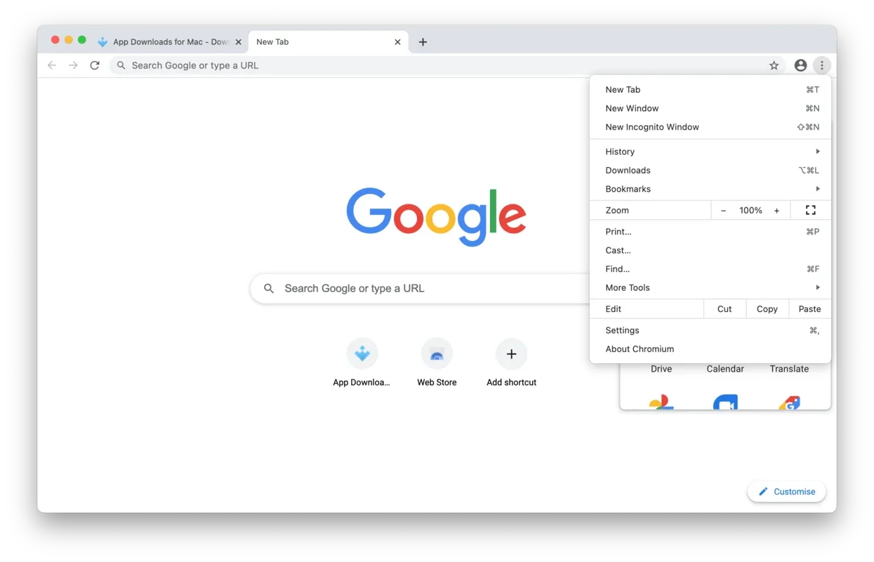 Chromium for Mac - Free Download on AppHuts