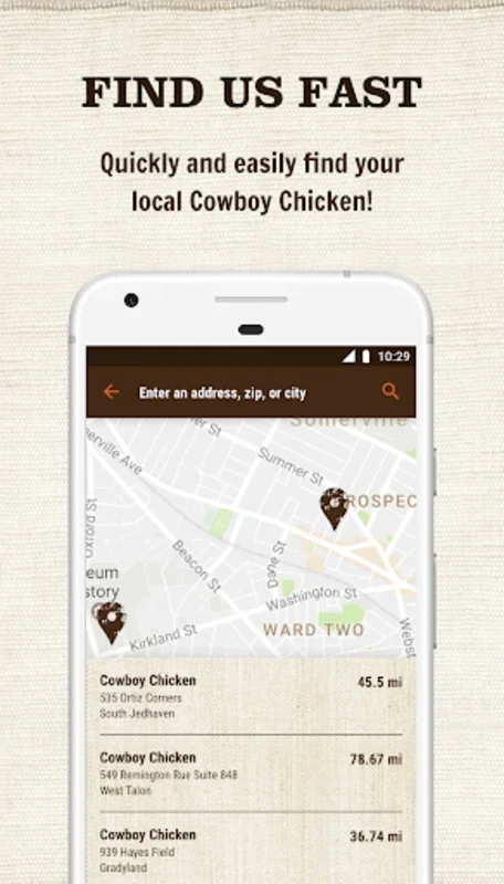 Cowboy Chicken for Android - Easy Ordering and Rewards