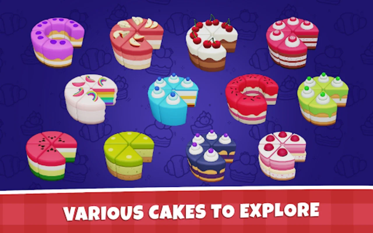 Cake Sort for Android - No Timers, Match-6 Puzzles