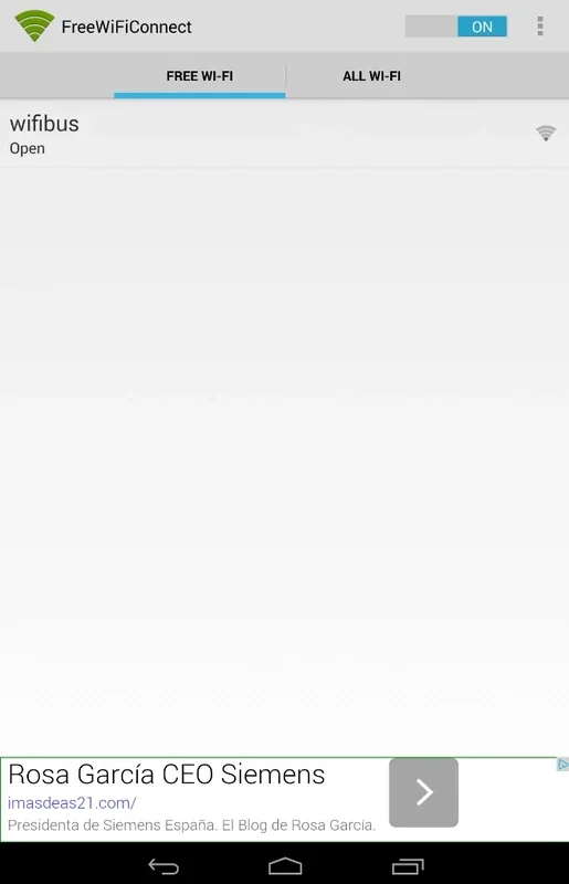 Open WiFi Connect: Free WiFi for Android