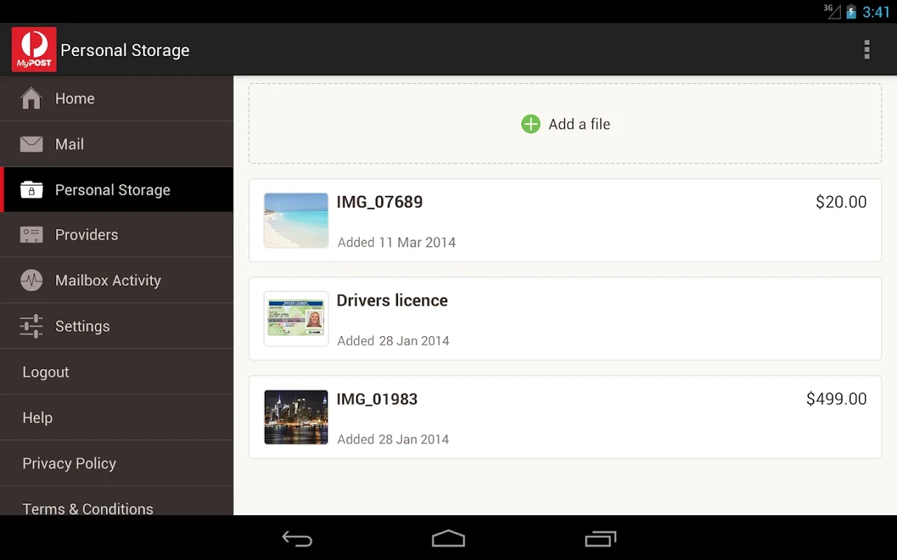 Digital Mailbox for Android - Secure Mail & Finance App